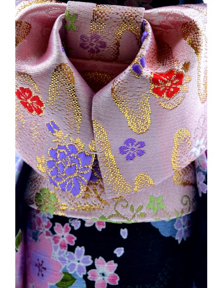 Japanese Handcrafted Kokeshi, decorative doll - Kyobijin Black | Japan Primavera