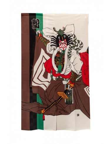 Tenda Noren Giapponese (のれん) - Kabukie Samurai | Japan Primavera