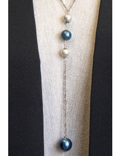 Japanese Handcrafted Indigo Pendant Necklace | Japan Primavera 2