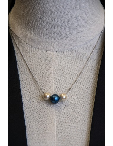 Collana Artigianale Giapponese con Pendente Artigianale Indaco | Japan Primavera