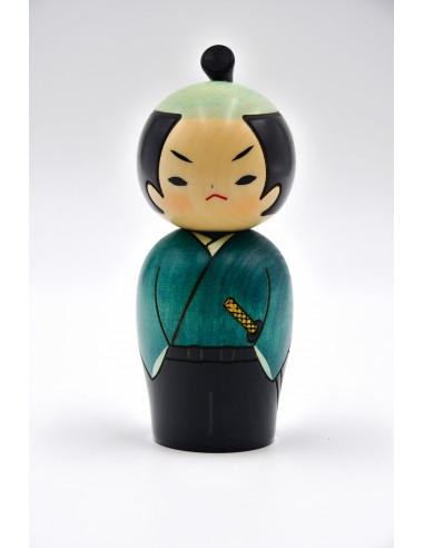 Kokeshi Giapponese, bambola decorativa - Samurai | Japan Primavera