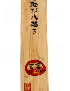 Japanisches Lesezeichen aus Holz - Daruma | Japan Primavera 2