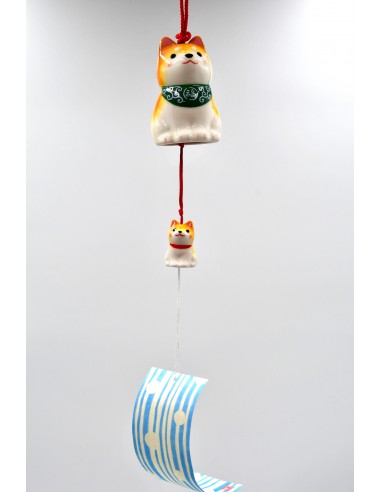 Japanese Furin wind Chime - Shiba Inu | Japan Primavera