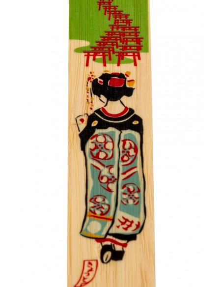 Japanisches Lesezeichen aus Holz - Geisha | Japan Primavera