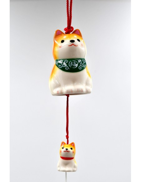 Campanello al vento Furin Giapponese - Shiba Inu | Japan Primavera