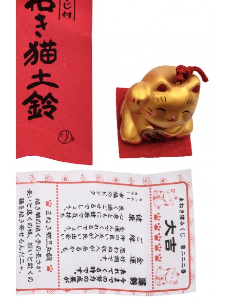 Golden Maneki Neko, Japanese good luck charm | Japan Primavera