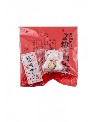 White Maneki Neko, Japanese good luck charm | Japan Primavera