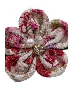 Japanese Hair clip in plastic and Chirimen - Cherry Blossom | Japan Primavera 2