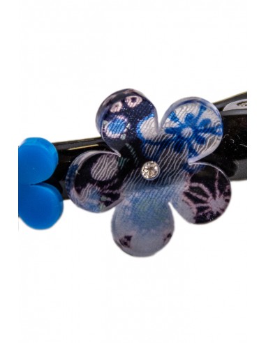 Hair clip in plastic and Chirimen - Cherry Blossom | Japan Primavera