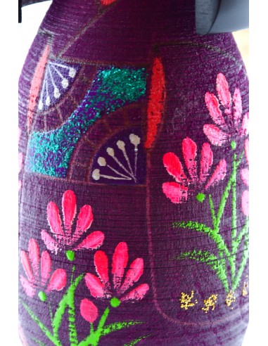Japanese Kokeshi, decorative doll - Meditation Purple (Mushin) | Japan Primavera