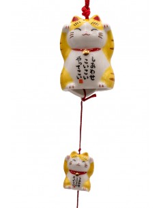 Japanisches Furin windspiel - Katze duo Gestromt | Japan Primavera 2