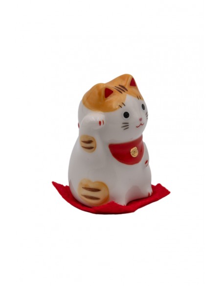 Maneki Neko, Japanischer Glücksbringer – rechte Pfote erhoben | Japan Primavera