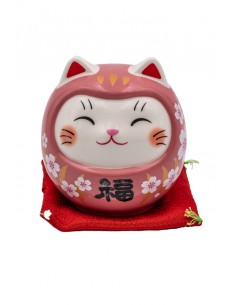 Gatto Daruma, portafortuna Giapponese - Salvadanaio | Japan Primavera