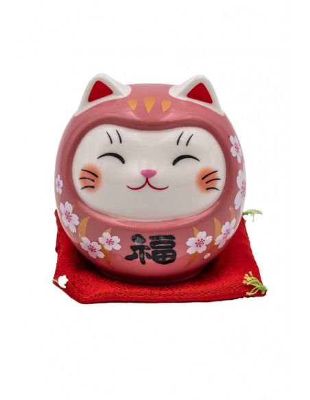 Gatto Daruma, portafortuna Giapponese - Salvadanaio | Japan Primavera
