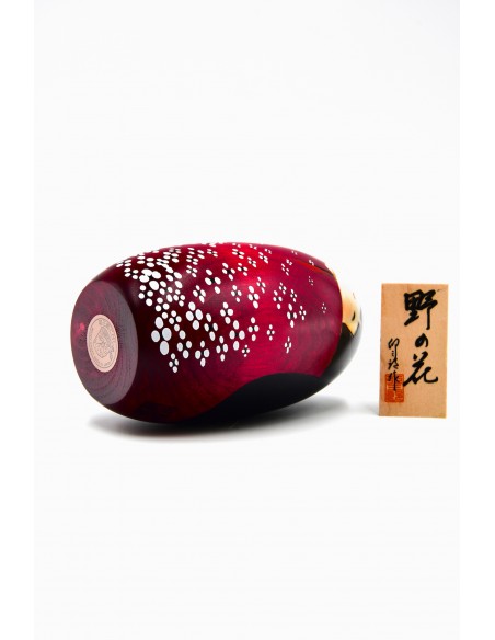 Kokeshi Giapponese, bambola decorativa - Prato Fiorito | Japan Primavera