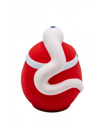 Serpente Bianco con Daruma, portafortuna Giapponese | Japan Primavera