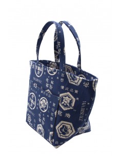 Japanese Shopper Bag in Cotton - Black | Japan Primavera 2