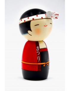 Kokeshi doll - Partygirl (Wasshoi Girl) | Japan Primavera 2