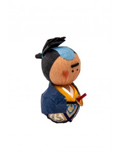 Japanische Okiagari, dekorative Papierpuppe - Samurai | Japan Primavera 2