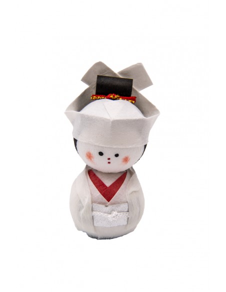 Japanische Okiagari, dekorative Papierpuppe - Die Braut | Japan Primavera