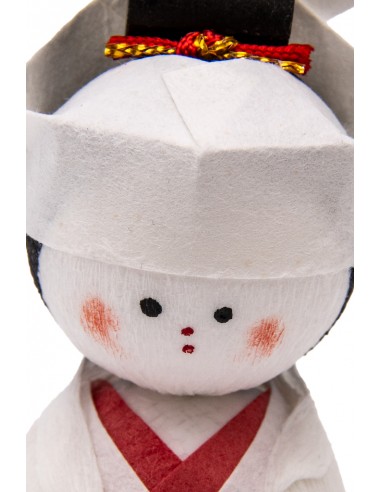 Japanese Okiagari, Decorative Paper Doll - The Bride | Japan Primavera