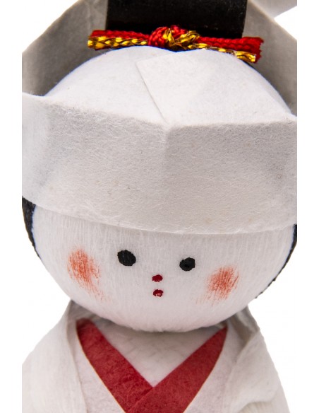 Japanese Okiagari, Decorative Paper Doll - The Bride | Japan Primavera