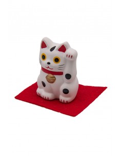 White Maneki Neko, Japanese lucky charm | Japan Primavera 2