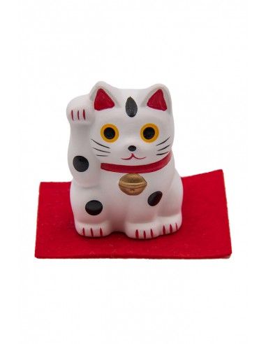 White Maneki Neko, Japanese lucky charm | Japan Primavera