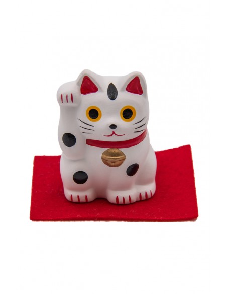 Maneki Neko Bianco, portafortuna Giapponese | Japan Primavera