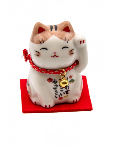 Maneki Neko Braune Farbe, japanischer Glücksbringer | Japan Primavera