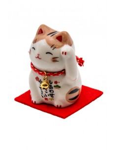 Maneki Neko Braune Farbe, japanischer Glücksbringer | Japan Primavera 2
