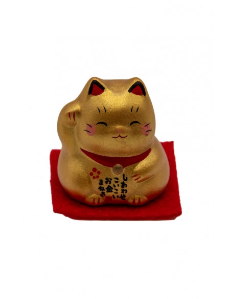 Maneki Neko color Dorato, portafortuna Giapponese | Japan Primavera