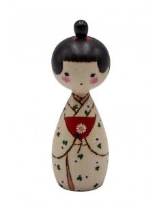 Kokeshi Giapponese Artigianale, bambola decorativa | Japan Primavera