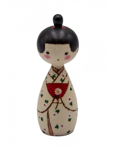 Japanische Handgefertigte Kokeshi, dekorative Puppe | Japan Primavera