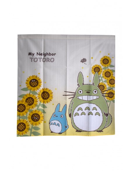 Japanisches Noren Vorhang(の れ ん) - Sonnenblume und Totoro | Japan Primavera