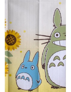 Tenda Noren Giapponese (のれん) - Girasole e Totoro | Japan Primavera 2