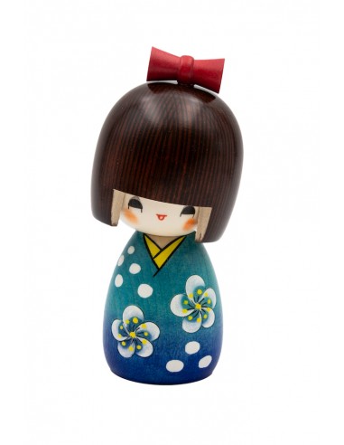 Kokeshi Giapponese, bambola decorativa - Giovane ragazza Koyuki | Japan Primavera