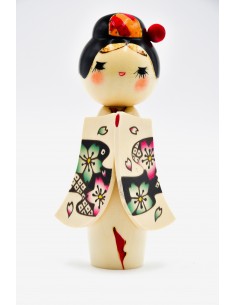 Kokeshi doll - Cherry Blossoms Beauty (Sakurakomachi) | Japan Primavera