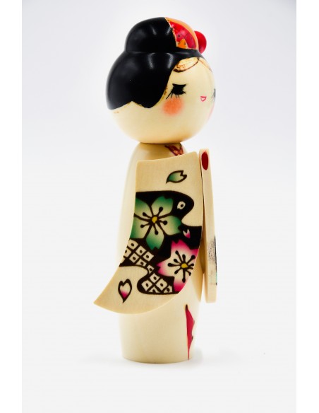 Kokeshi doll - Cherry Blossoms Beauty (Sakurakomachi) | Japan Primavera