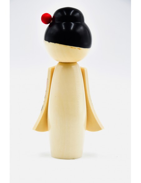 Kokeshi Giapponese, bambola decorativa - La Bellezza dei Fiori di Ciliegio (Sakurakomachi) | Japan Primavera