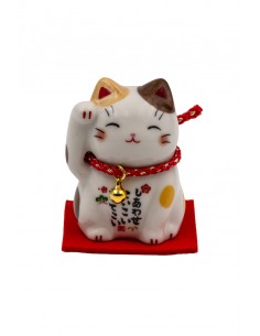 Maneki Neko Calico - rechte Pfote angehoben | Japan Primavera