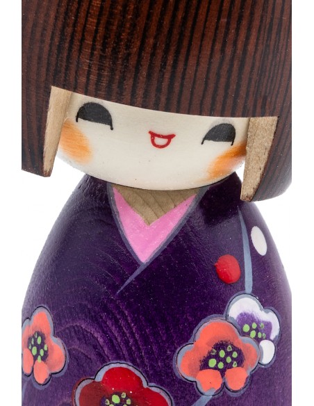Kokeshi Giapponese, bambola decorativa - Accogliendo la primavera | Japan Primavera