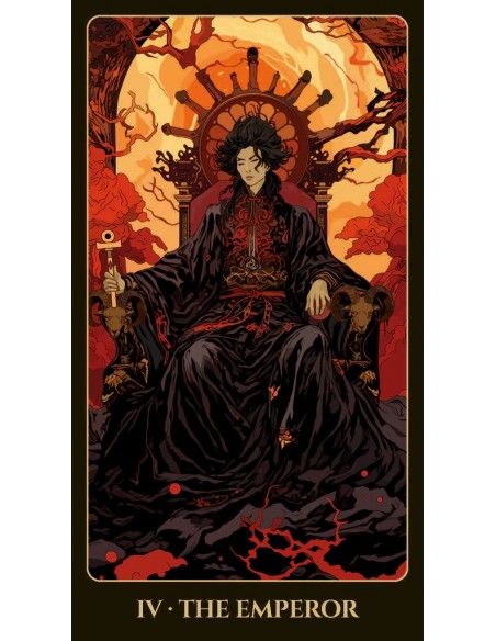 Tarotdeck - Japanisches Tarot (Mehrsprachige Ausgabe) | Japan Primavera