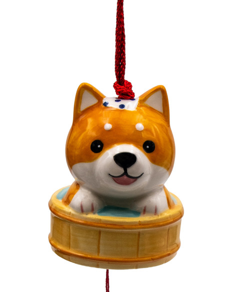 Japanese Furin wind Chime - Shiba Inu | Japan Primavera