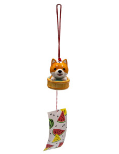 Campanello al vento Furin Giapponese - Shiba Inu | Japan Primavera 2