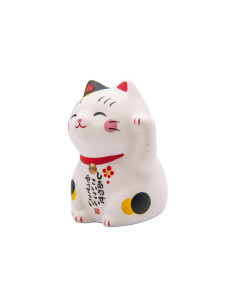 Maneki Neko Bianco, portafortuna Giapponese | Japan Primavera 2