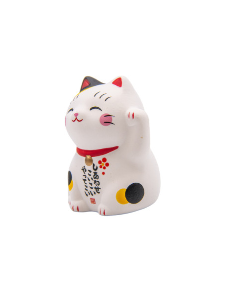 White Maneki Neko, Japanese good luck charm | Japan Primavera