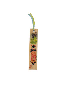 Japanese Wooden Bookmark - Geisha | Japan Primavera
