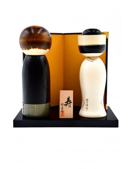 Japanese Kokeshi, decorative doll - Married forever (Towani) | Japan Primavera
