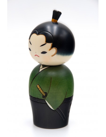 Kokeshi doll - Young Samurai | Japan Primavera